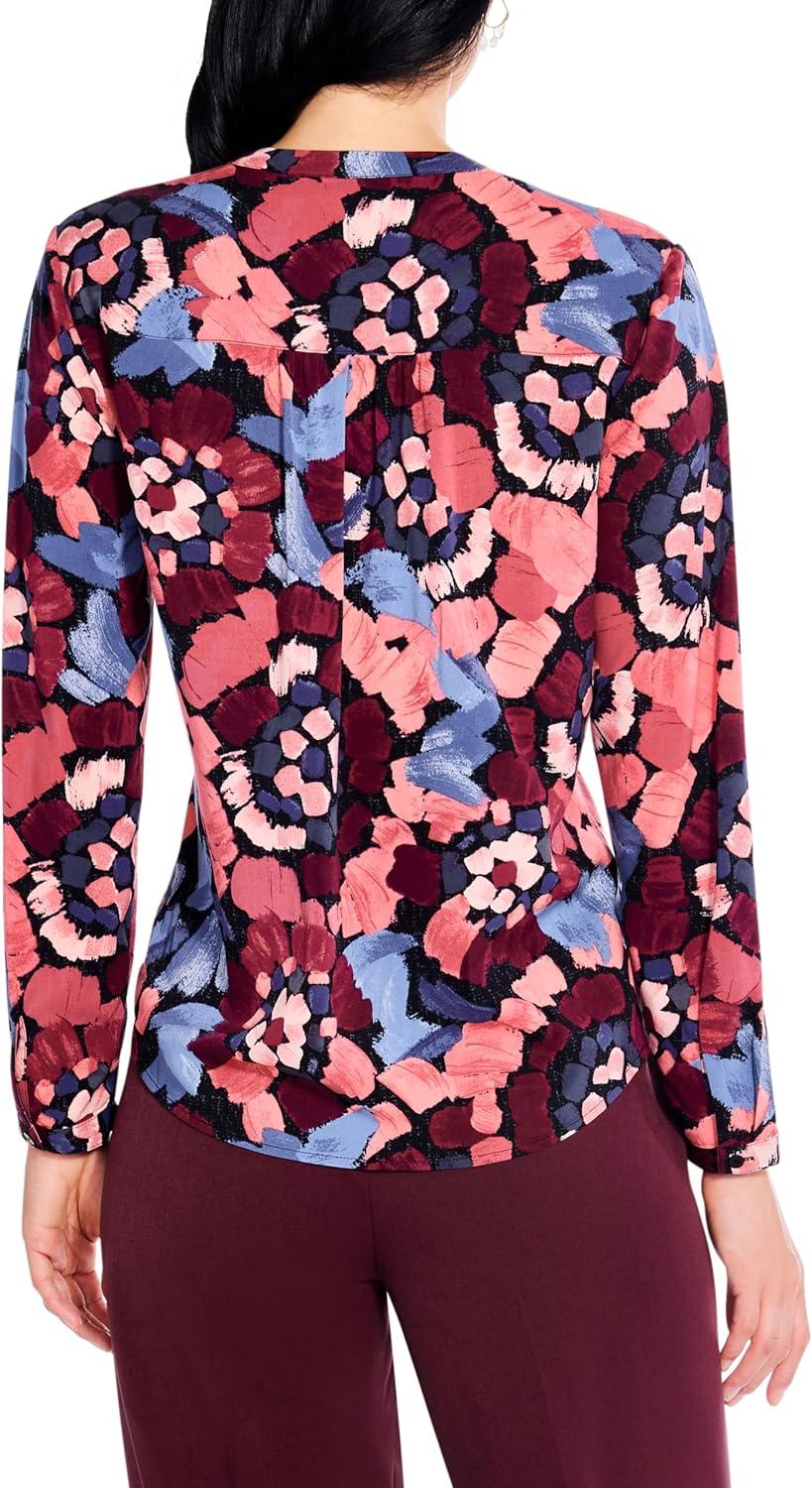 imageNICZOE Womens Autumn Bloom Live in TopRed Multi