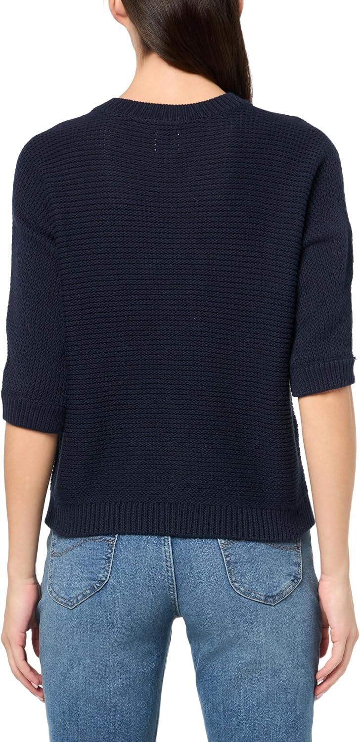 imageNICZOE Womens Easy Texture SweaterDark Indigo
