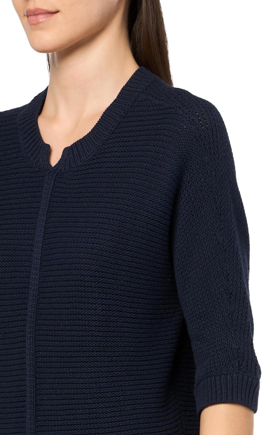 imageNICZOE Womens Easy Texture SweaterDark Indigo