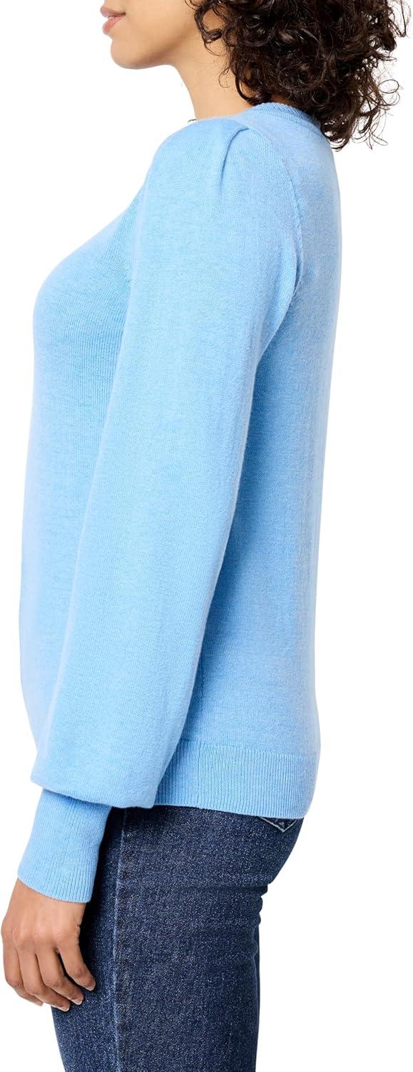 imageNICZOE Womens Femme Sleeve SweaterBluebird