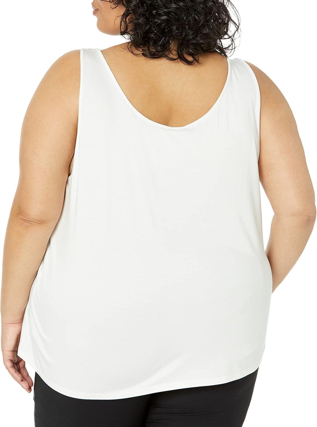 imageNICZOE Womens Front to Back Eaze TankPaper White