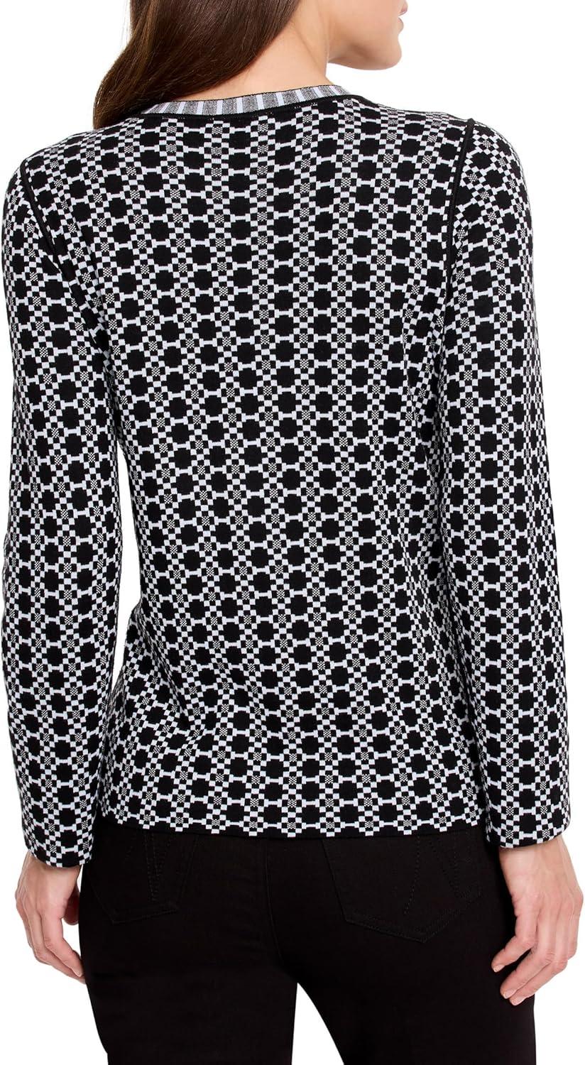 imageNICZOE Womens Geo Reversible Sweater TeeBlue Multi