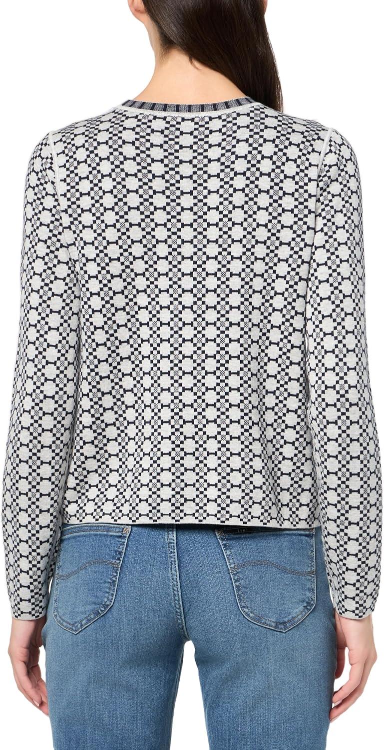imageNICZOE Womens Geo Reversible Sweater TeeIndigo Multi