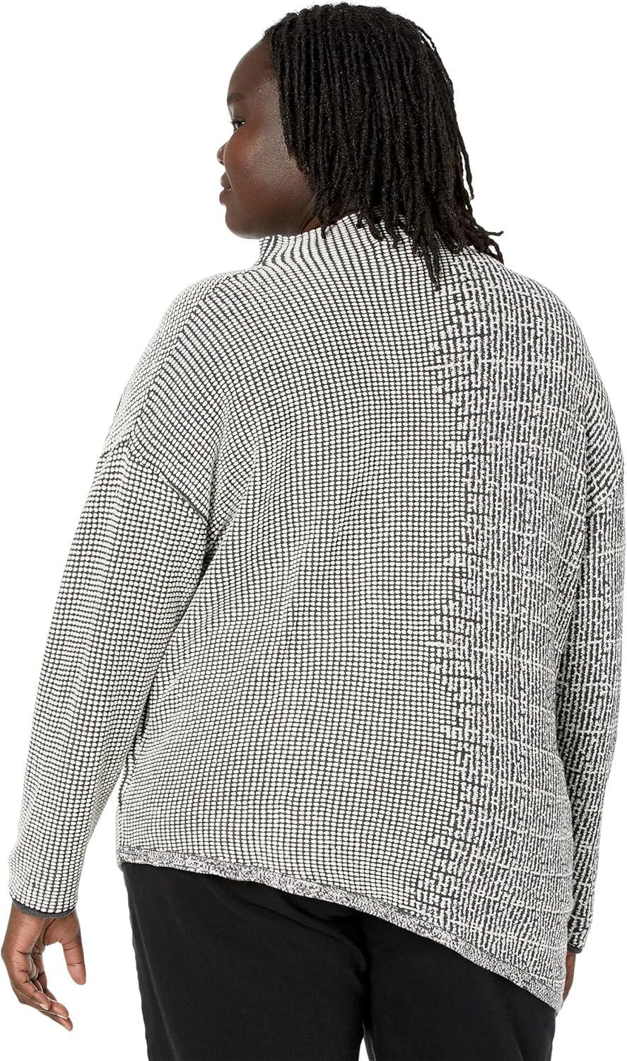 imageNICZOE Womens Pixel Knit SweaterBlack Multi