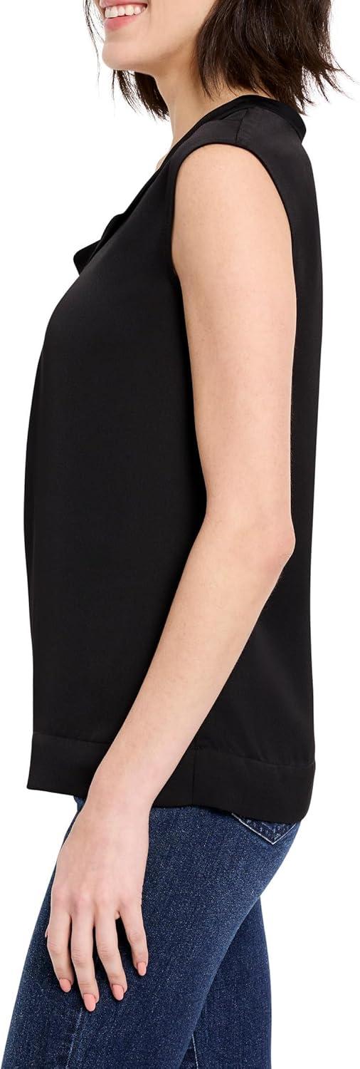 imageNICZOE Womens Satin Chiffon Jacket LayerBlack Onyx