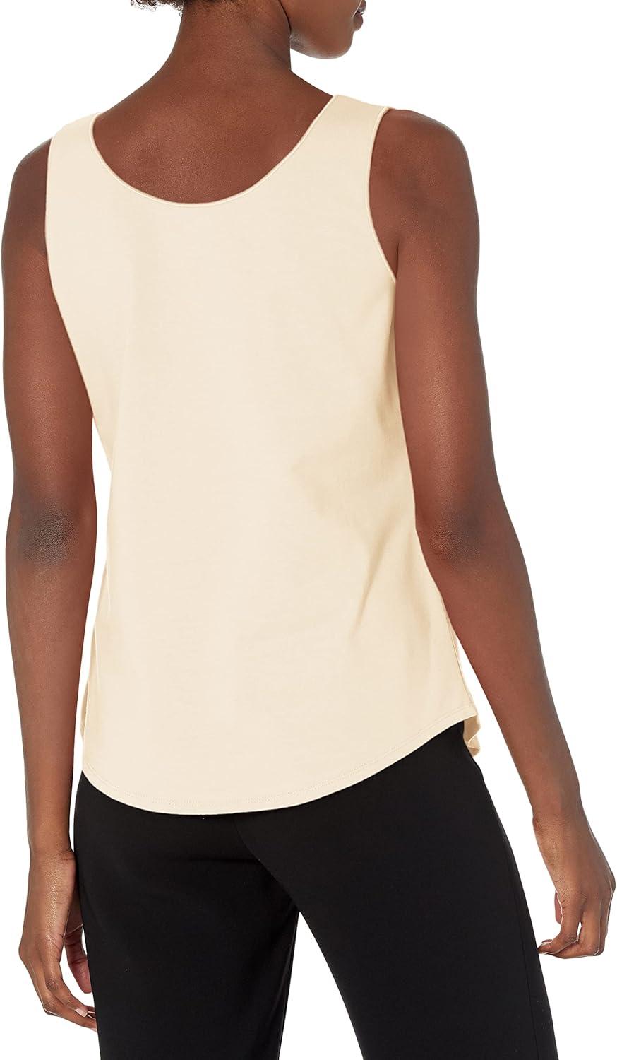 imageNICZOE Womens Shirt Tail Perfect TankButter