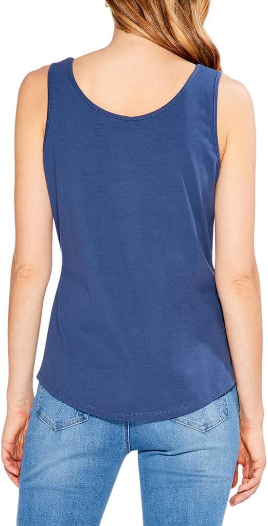 imageNICZOE Womens Shirt Tail Perfect TankHarbor Blue