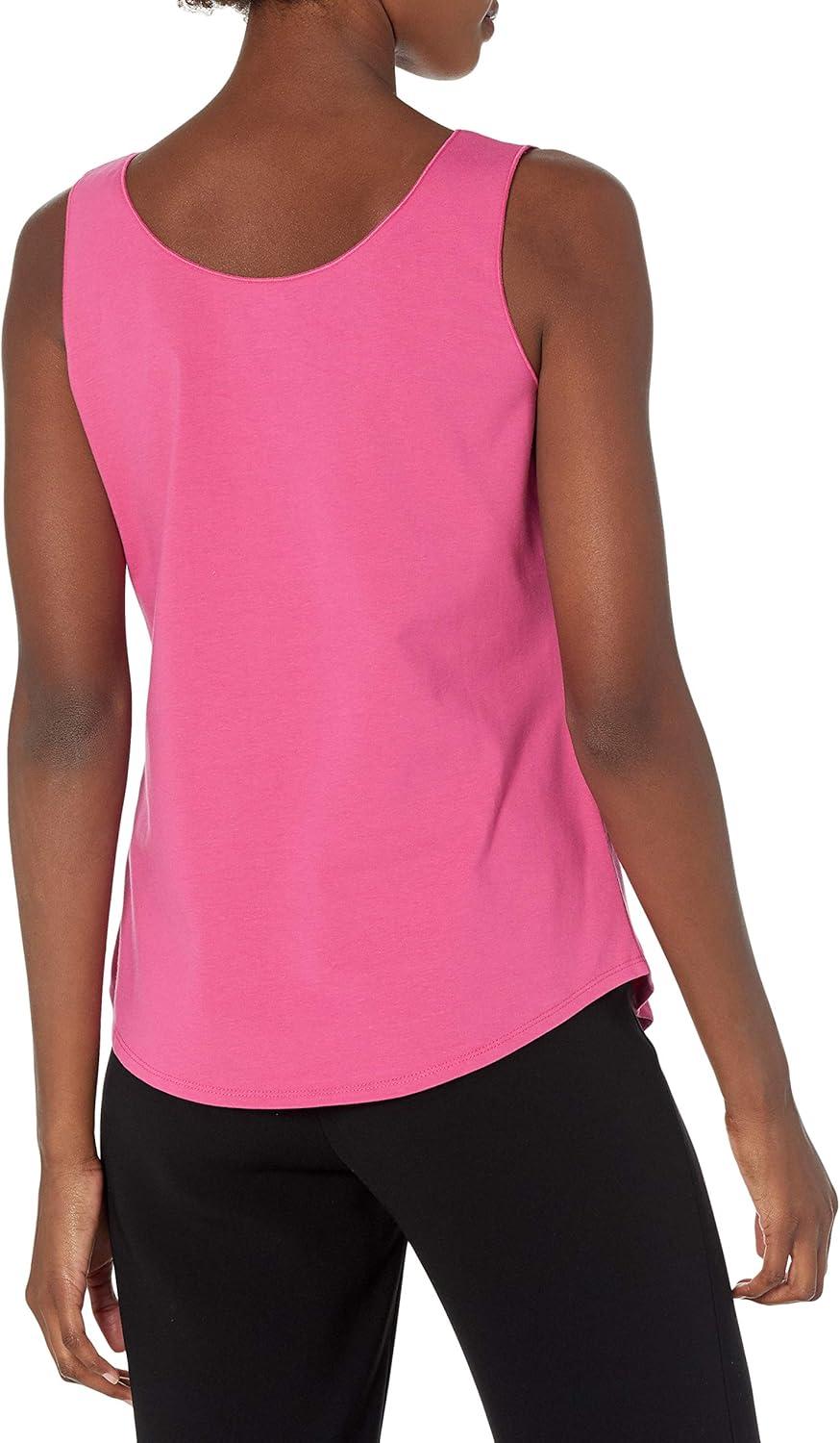 imageNICZOE Womens Shirt Tail Perfect TankRaspberry