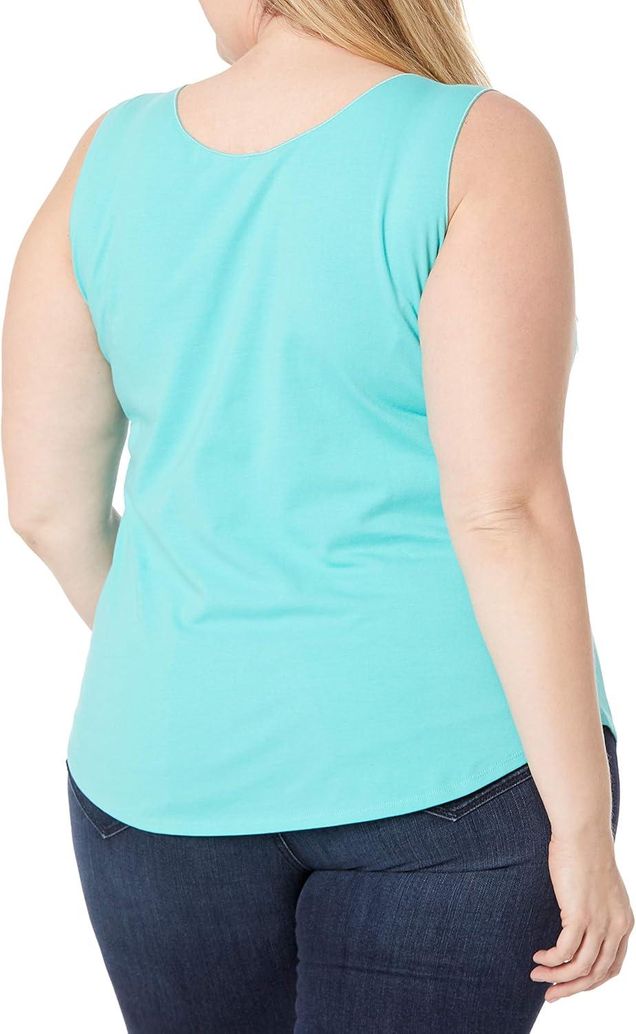 imageNICZOE Womens Shirt Tail Perfect TankRiviera