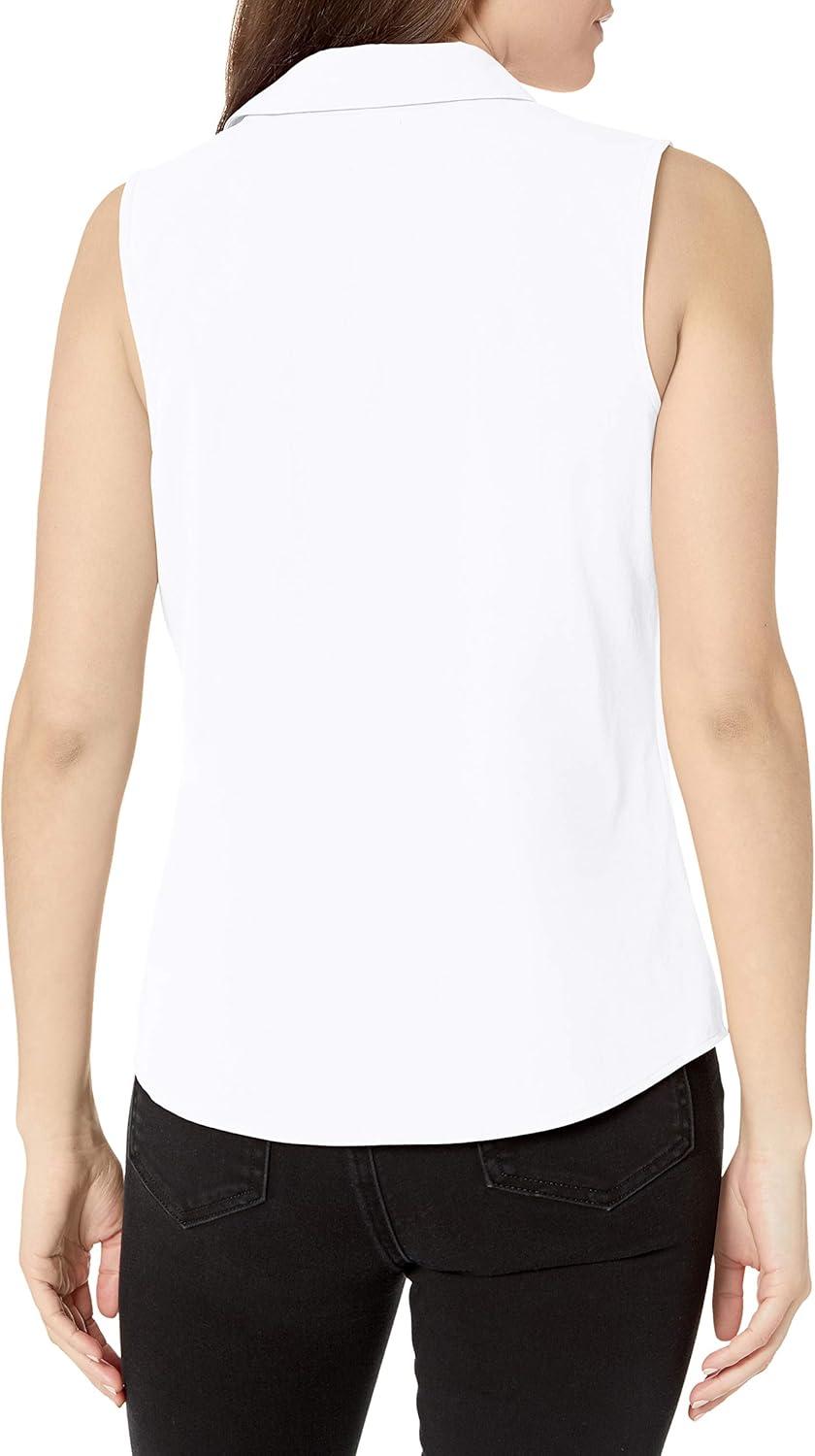 imageNICZOE Womens Tech Stretch TankPaper White