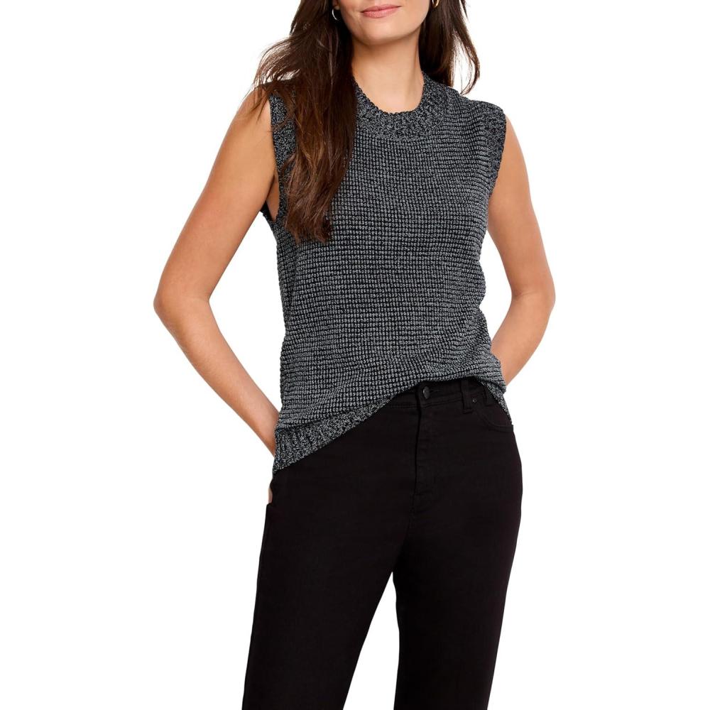 imageNICZOE Womens Pixel Knit VestGreen Multi