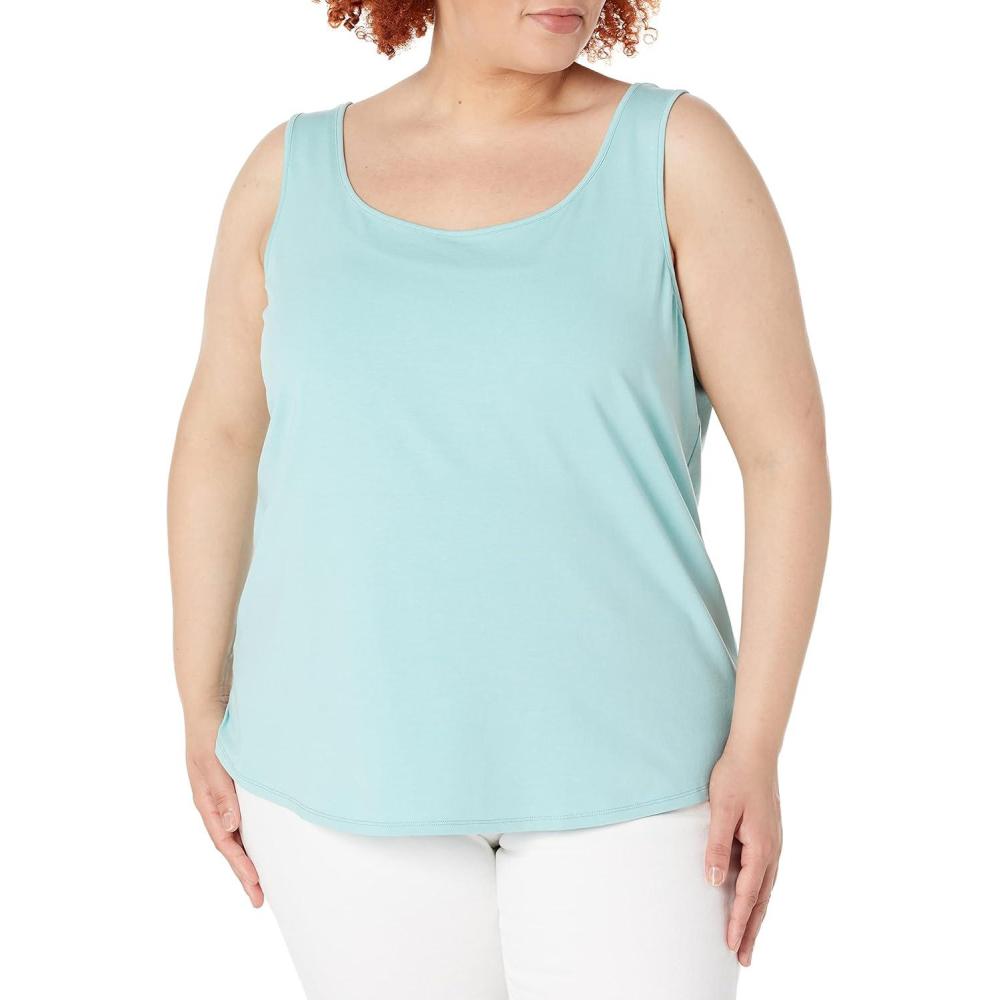 imageNICZOE Womens Shirt Tail Perfect TankCoast