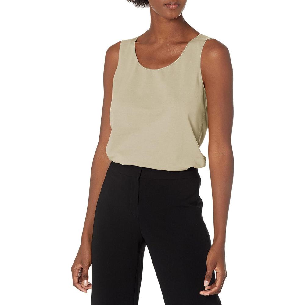 imageNICZOE Womens Shirt Tail Perfect TankCobblestone