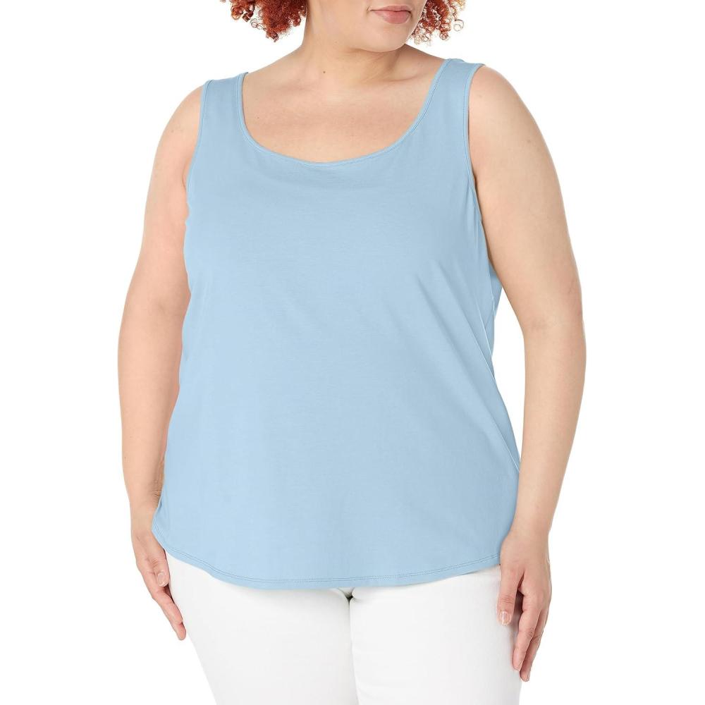imageNICZOE Womens Shirt Tail Perfect TankZephyr
