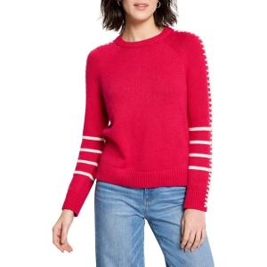 NIC+ZOE Womens Dashing Down Sweater(Amaryllis)