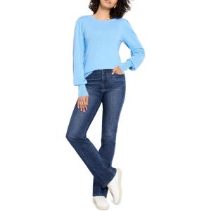 NIC+ZOE Women’s Femme Sleeve Sweater(Bluebird)