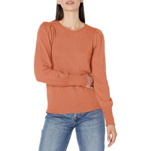 NIC+ZOE Women’s Femme Sleeve Sweater(Copper Cream)