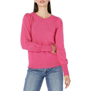 NIC+ZOE Women’s Femme Sleeve Sweater(Shocking Pink)