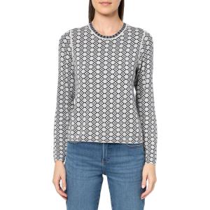 NIC+ZOE Women’s Geo Reversible Sweater Tee(Indigo Multi)