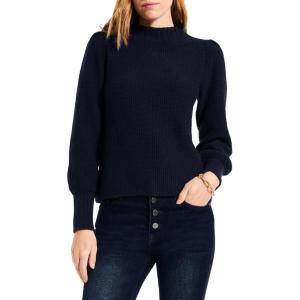 NIC+ZOE Women’s Waffle Stitch Sweater(Dark Indigo)