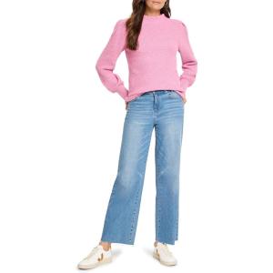 NIC+ZOE Women’s Waffle Stitch Sweater(Orchid Petal)