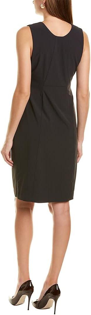 imageNICZOE Womens Tech Stretch Ruche DressBlack Onyx