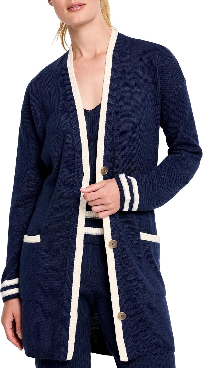 imageNICZOE Womens Unwind Sweater CardiganInk