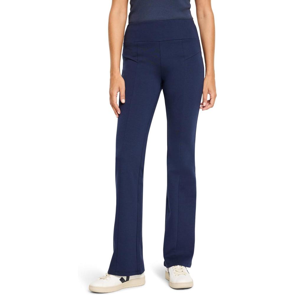 imageNICZOE Womens Seamed Scuba Bootcut PantInk