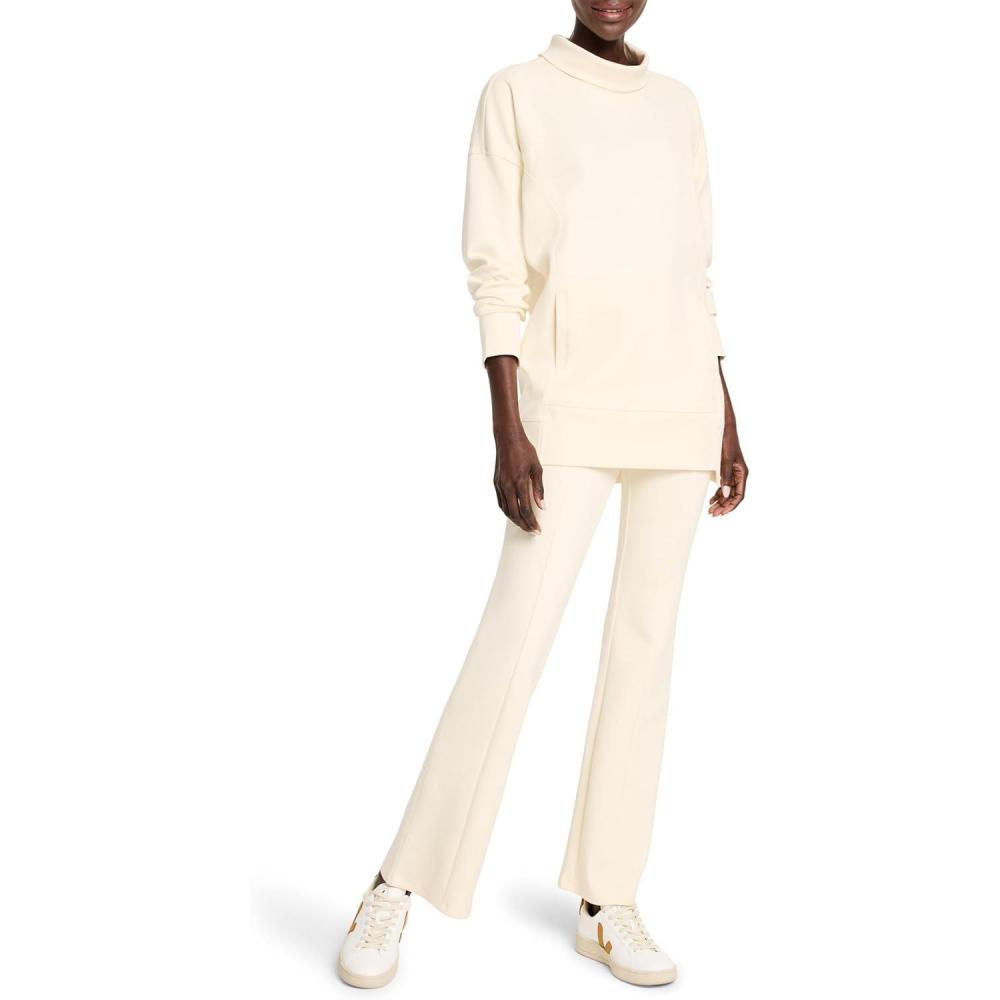 imageNICZOE Womens Seamed Scuba Funnel Neck TunicAlabaster