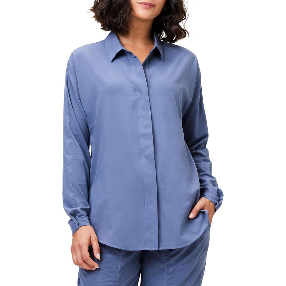 imageNICZOE Womens Tech Stretch ShirtSlate