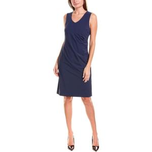 NIC+ZOE Women’s Tech Stretch Ruche Dress(Dark Indigo)