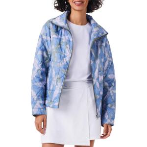 NIC+ZOE Women’s Throw on Quilted Puffer Jacket(Blue Multi)