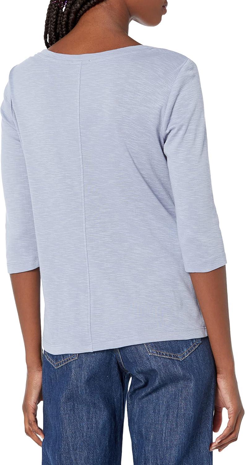 imageNICZOE Womens 34 Sleeve Boat TeeCloud