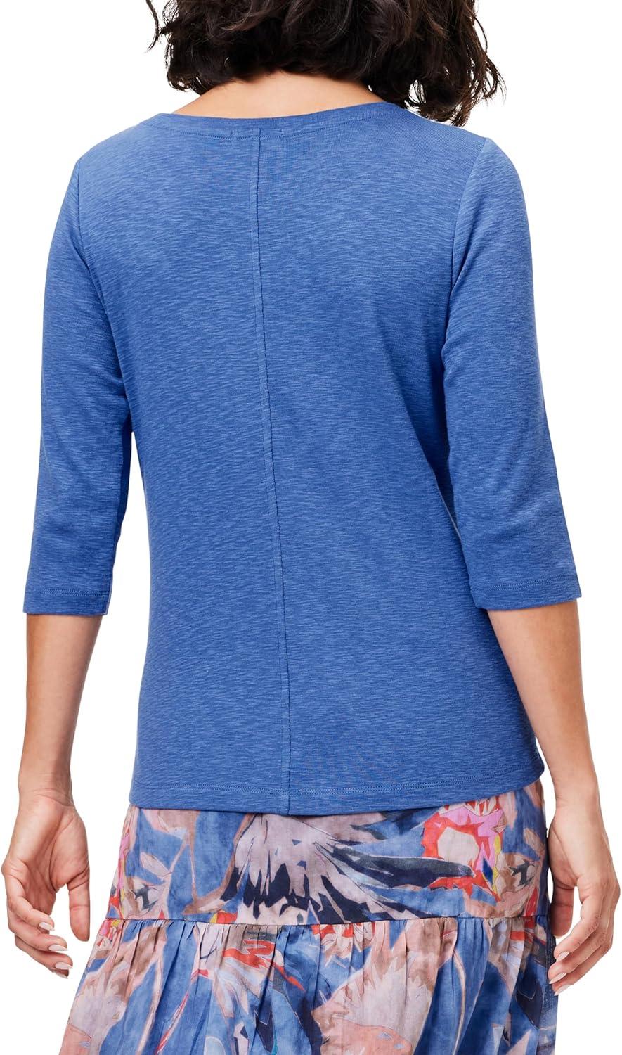 imageNICZOE Womens 34 Sleeve Boat TeeMorning Glory