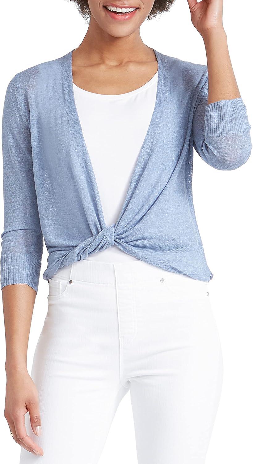 imageNICZOE Womens 4 Way CardyBlue Haze