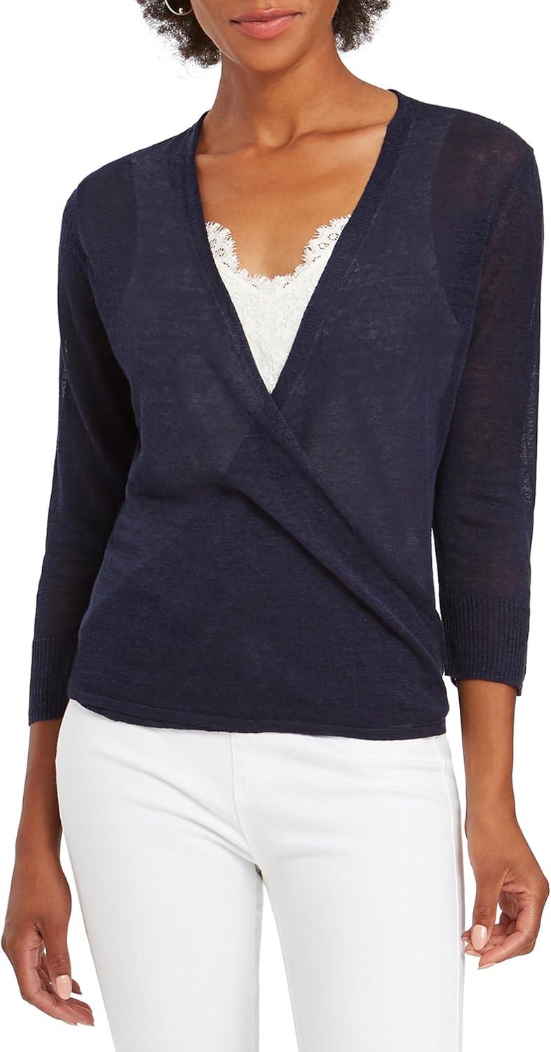 imageNICZOE Womens 4 Way CardyDark Indigo