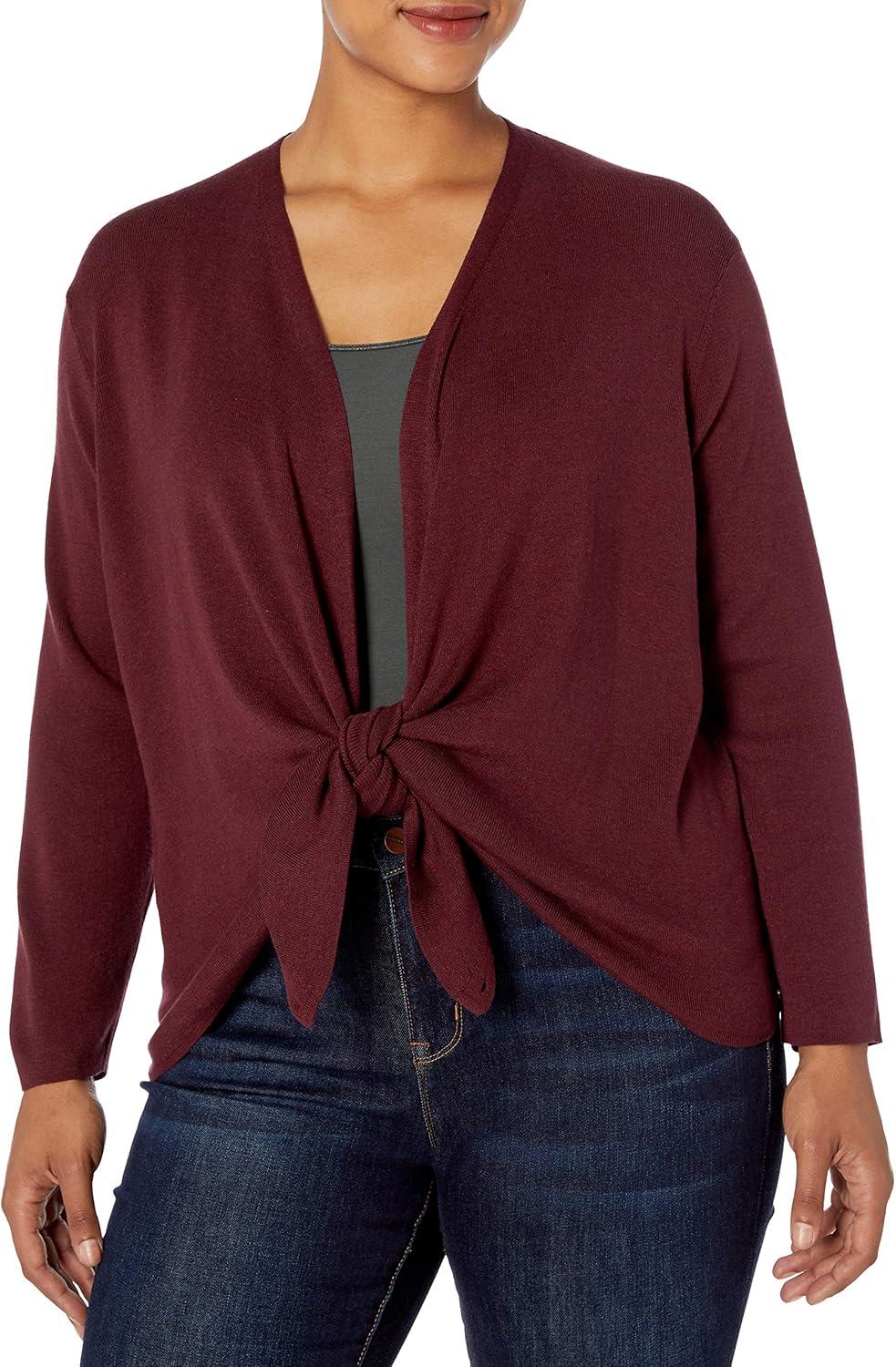 imageNICZOE Womens 4 Way CardyDark Truffle