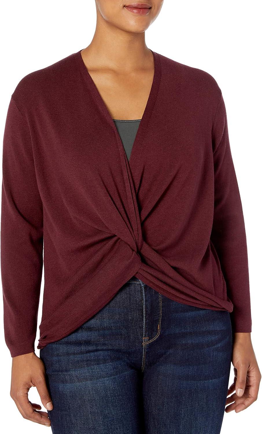 imageNICZOE Womens 4 Way CardyDark Truffle