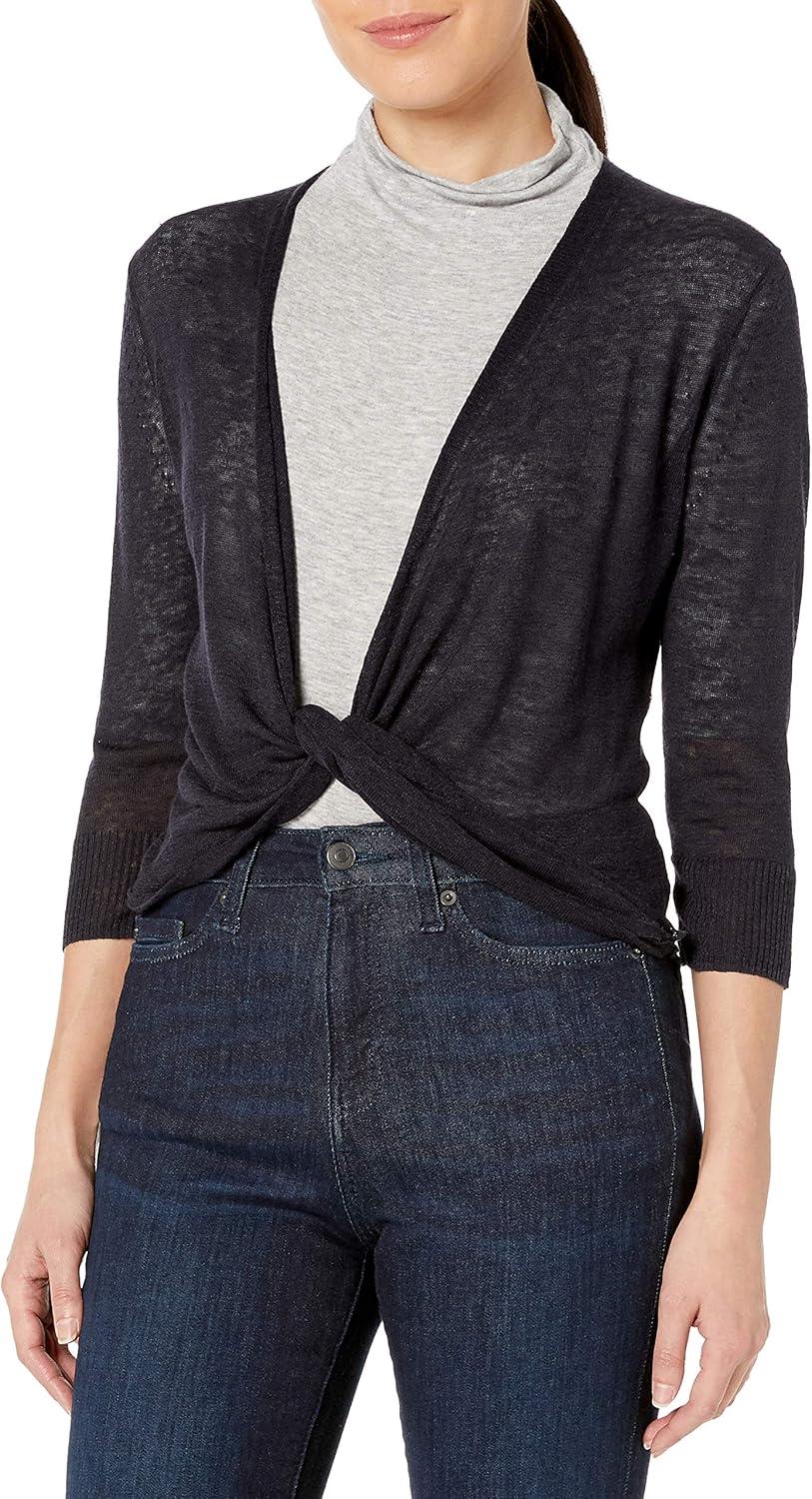 imageNICZOE Womens 4 Way CardyMidnight