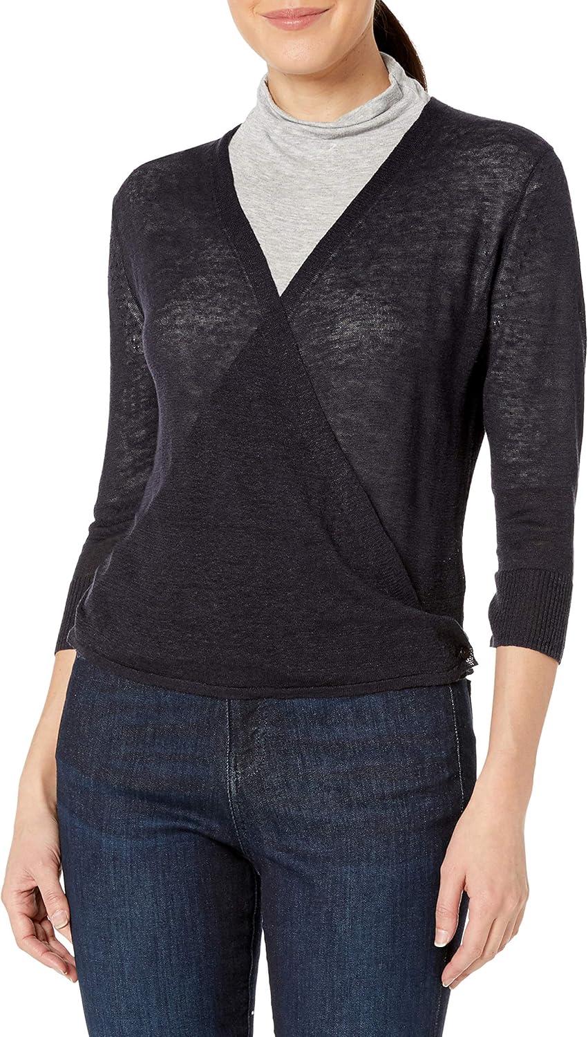 imageNICZOE Womens 4 Way CardyMidnight