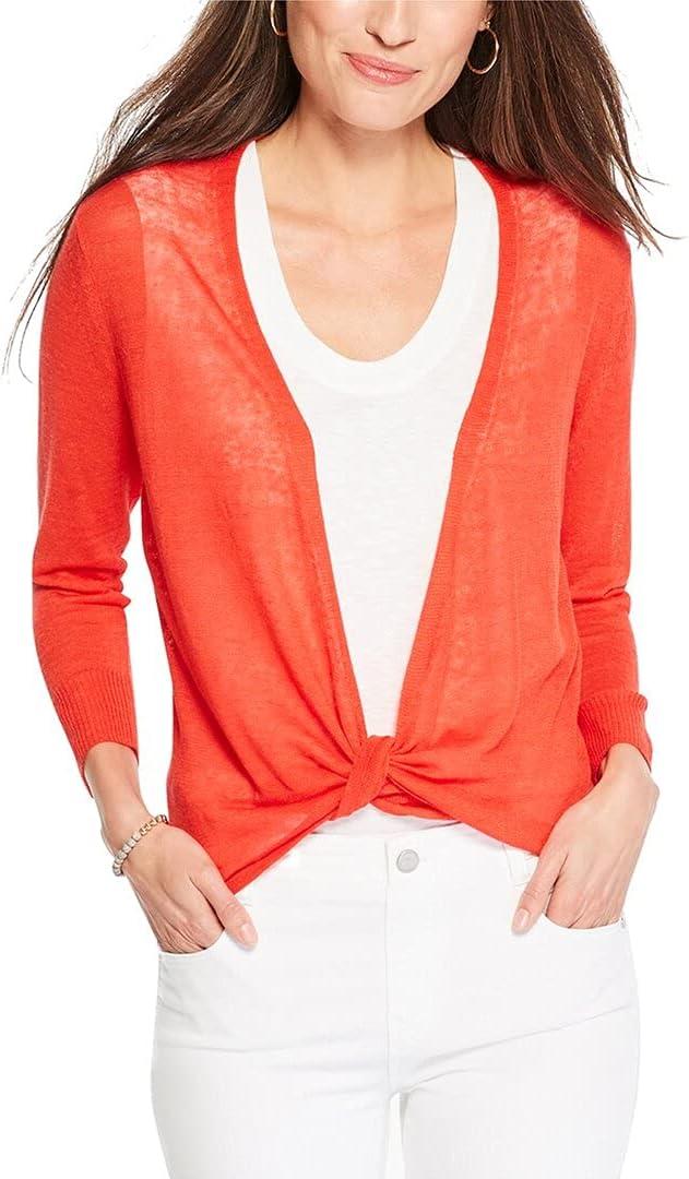 imageNICZOE Womens 4 Way CardyPoppy