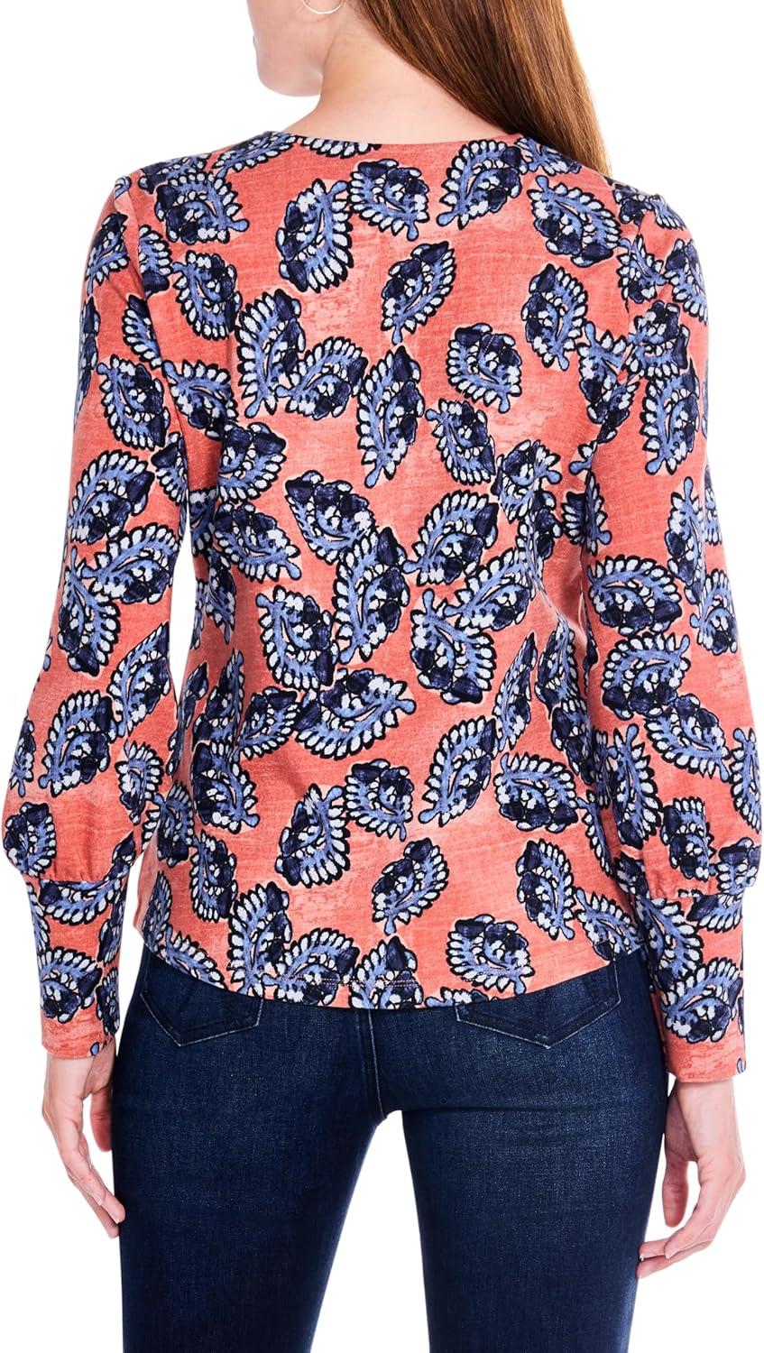 imageNICZOE Womens Amber Blues TopBlue Multi