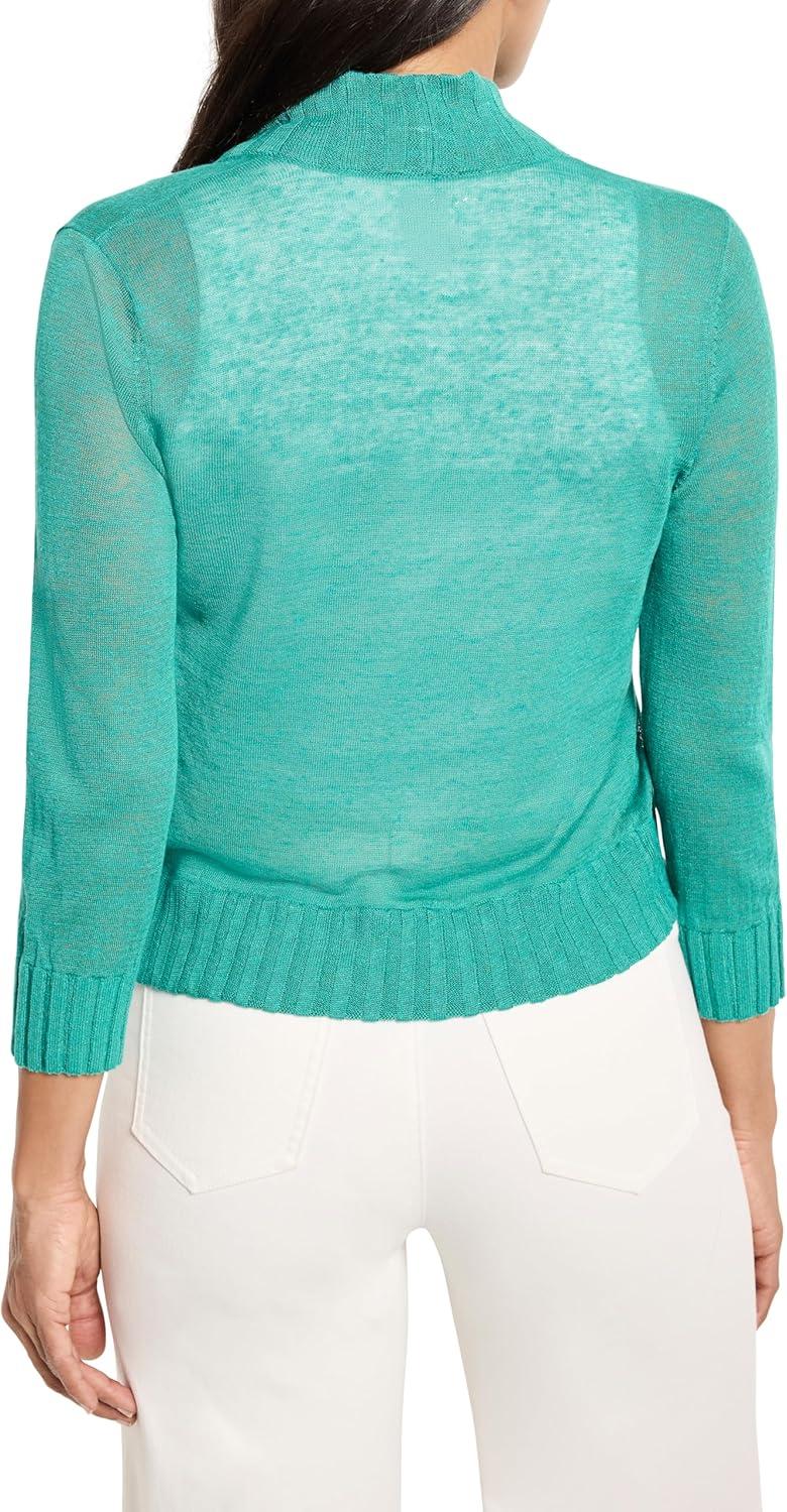 imageNICZOE Womens Bolero CardiganBright Jade