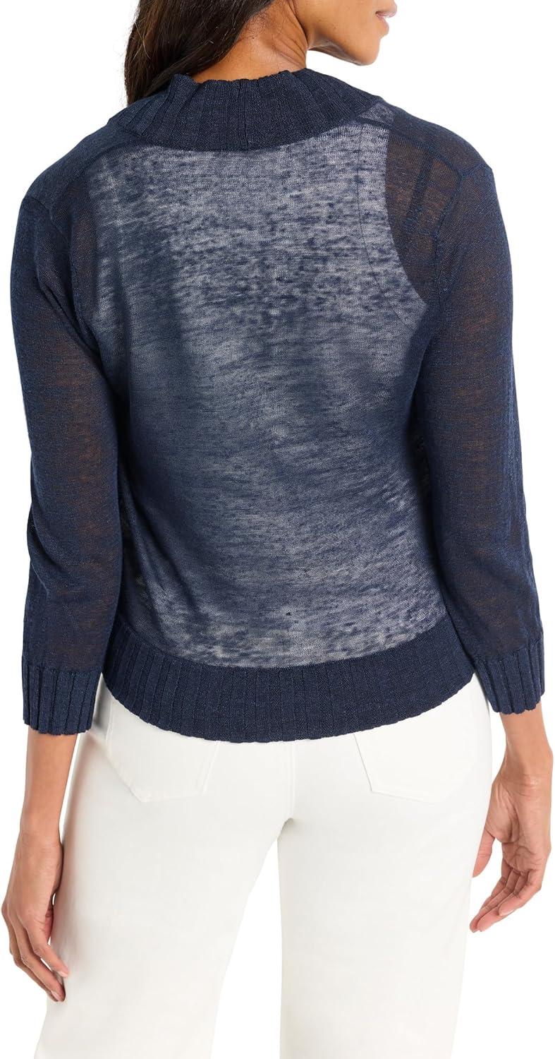 imageNICZOE Womens Bolero CardiganDark Indigo