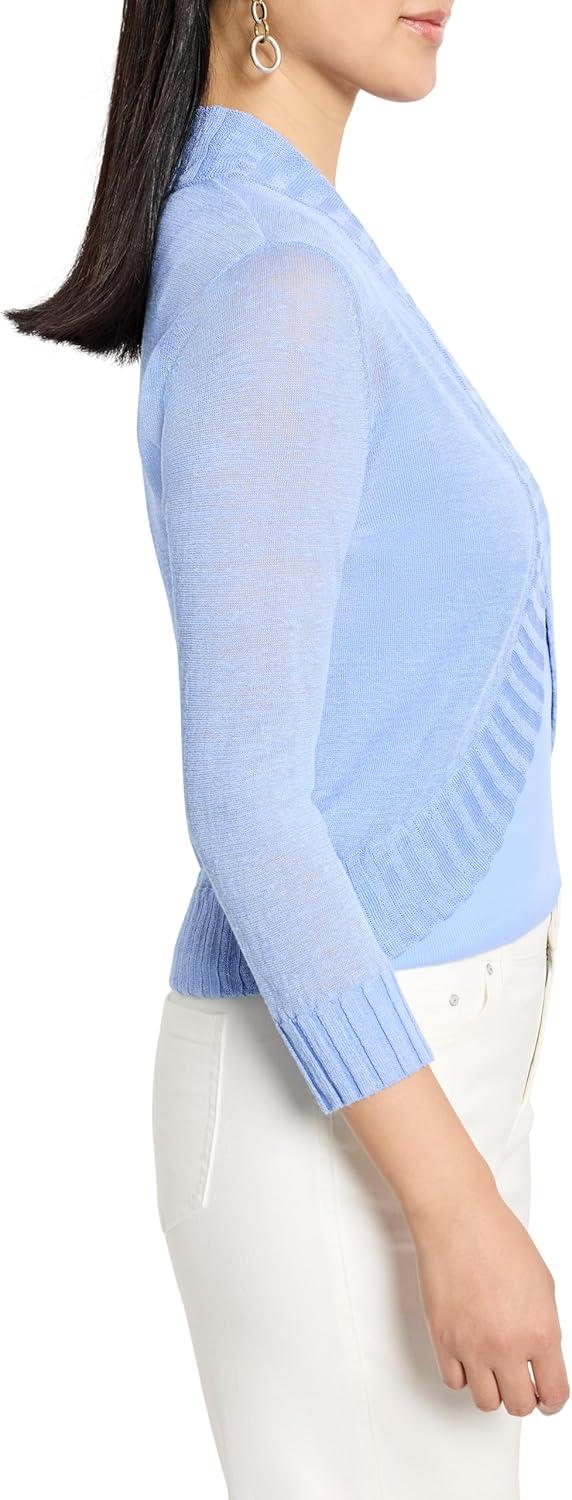 imageNICZOE Womens Bolero CardiganIris