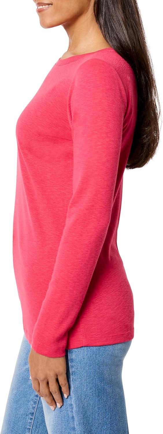 imageNICZOE Womens Bracelet Sleeve Boat TeeAmaryllis