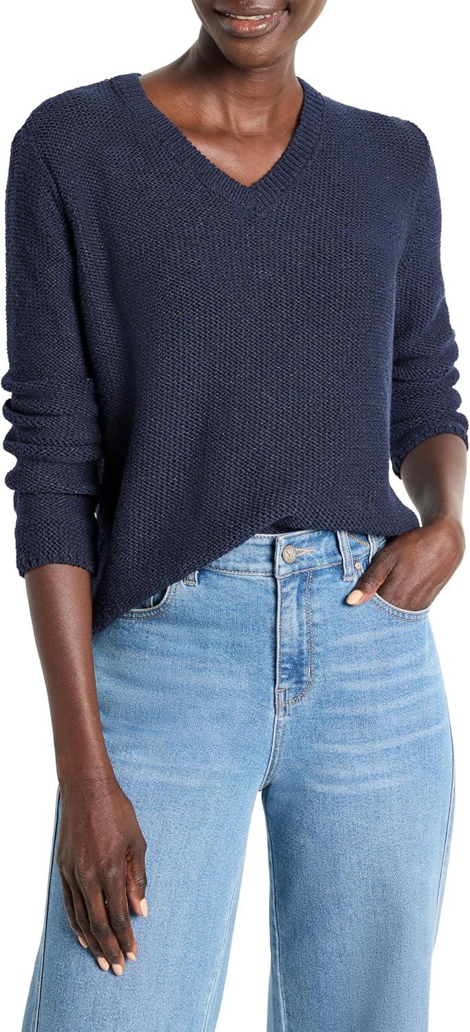 imageNICZOE Womens Crimpy Cord SweaterDark Indigo
