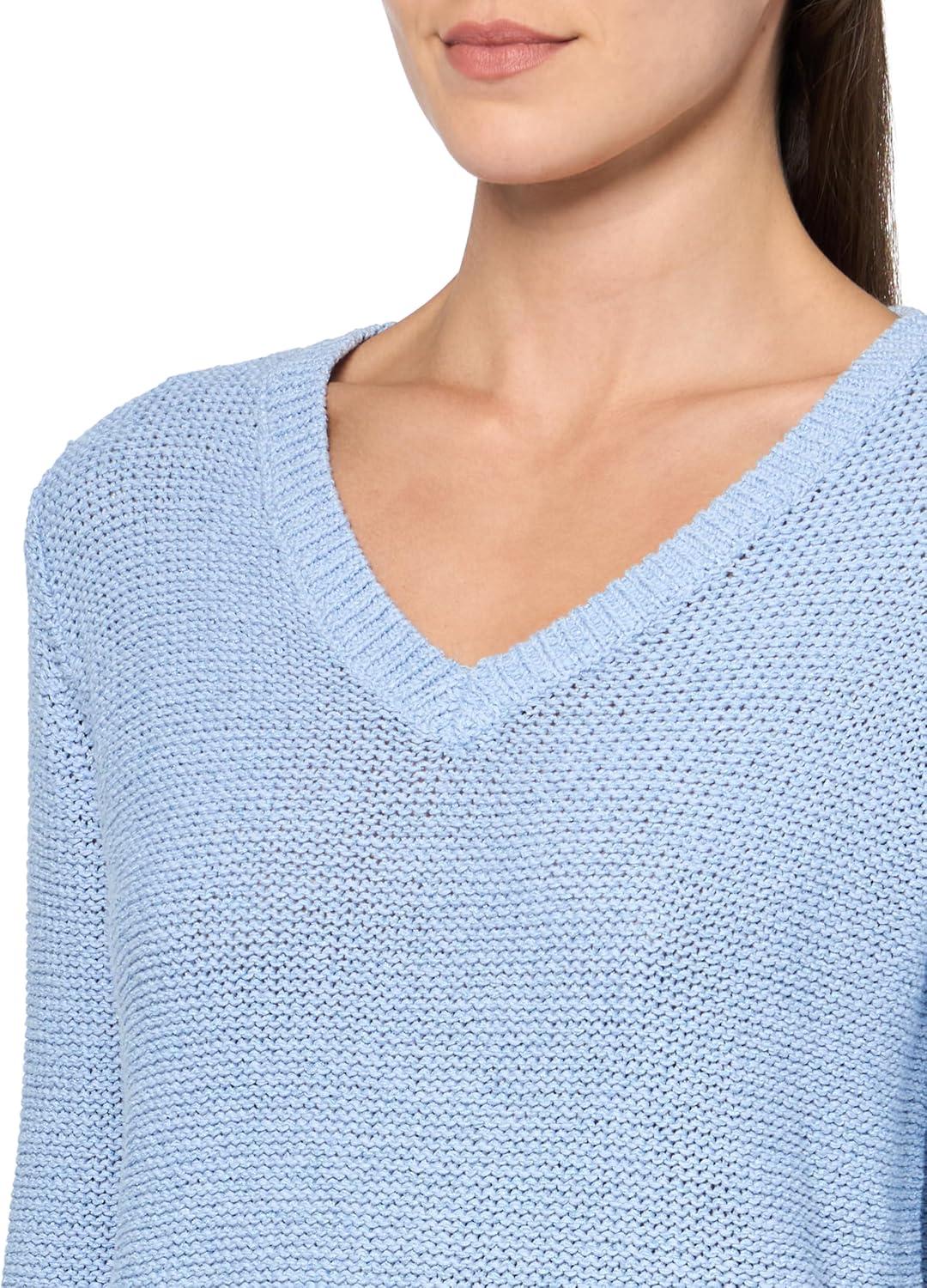 imageNICZOE Womens Crimpy Cord SweaterPowder Blue