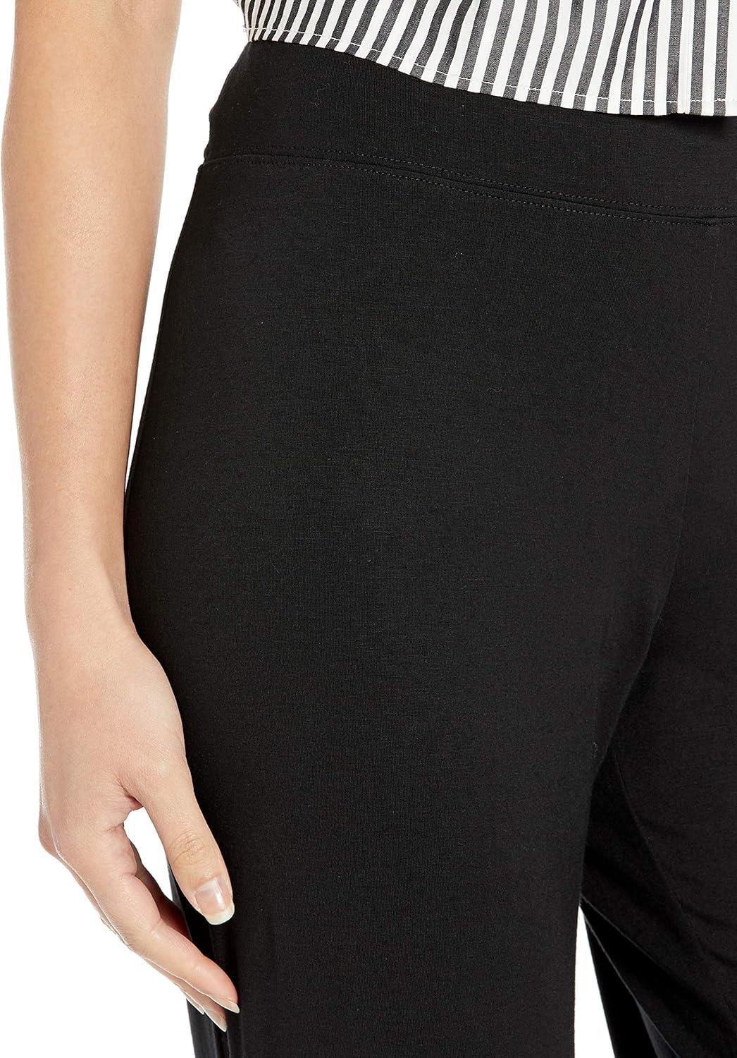 imageNICZOE Womens Ease Slim PantBlack Onyx