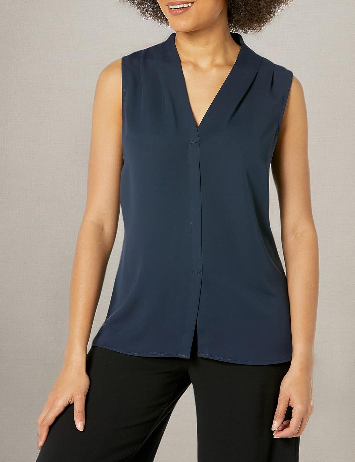 imageNICZOE Womens Easy Day to Night TopDark Indigo